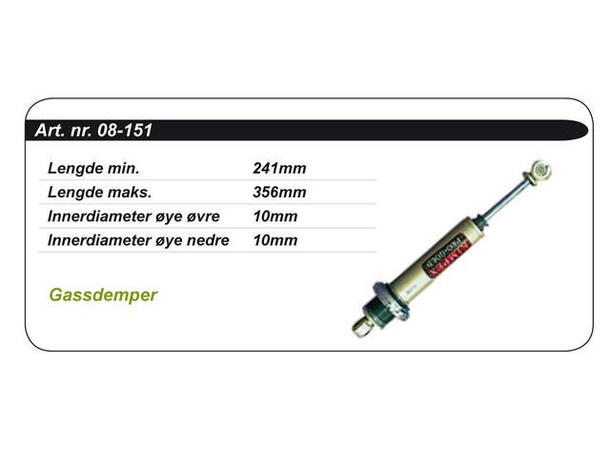 Støtdemper Arctic Cat Kimpex Gold - Gass 0603-100/0603-255/0603-420 